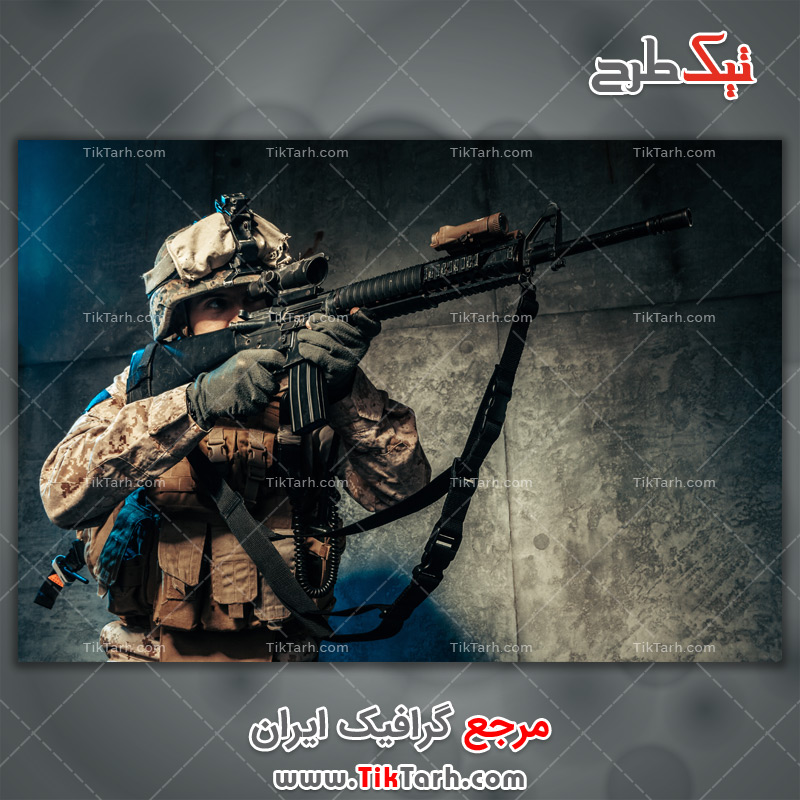 دانلود عکس با کیفیت سرباز نظامی