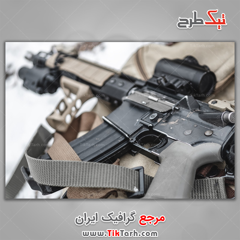 دانلود عکس با کیفیت کیف و تفنگ نظامی