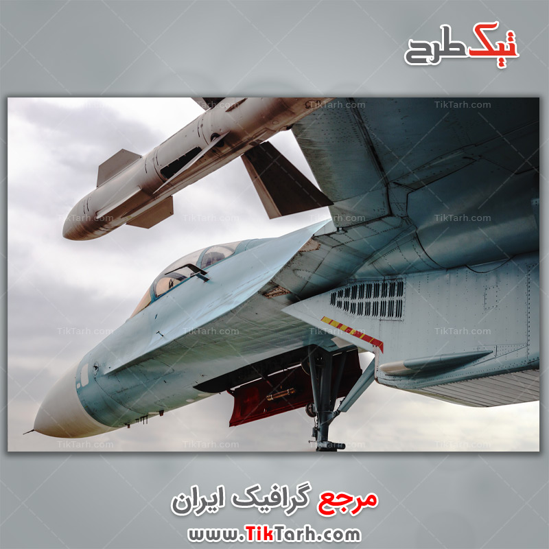 دانلود عکس با کیفیت جنگنده مجهز به موشک