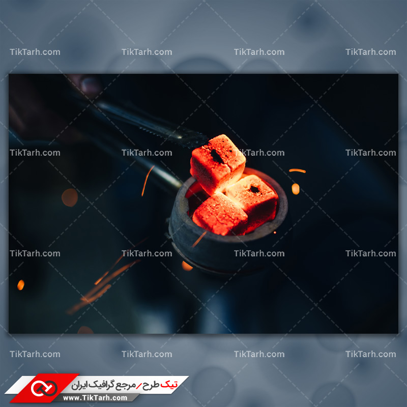 دانلود تصویر با کیفیت زغال و انبر
