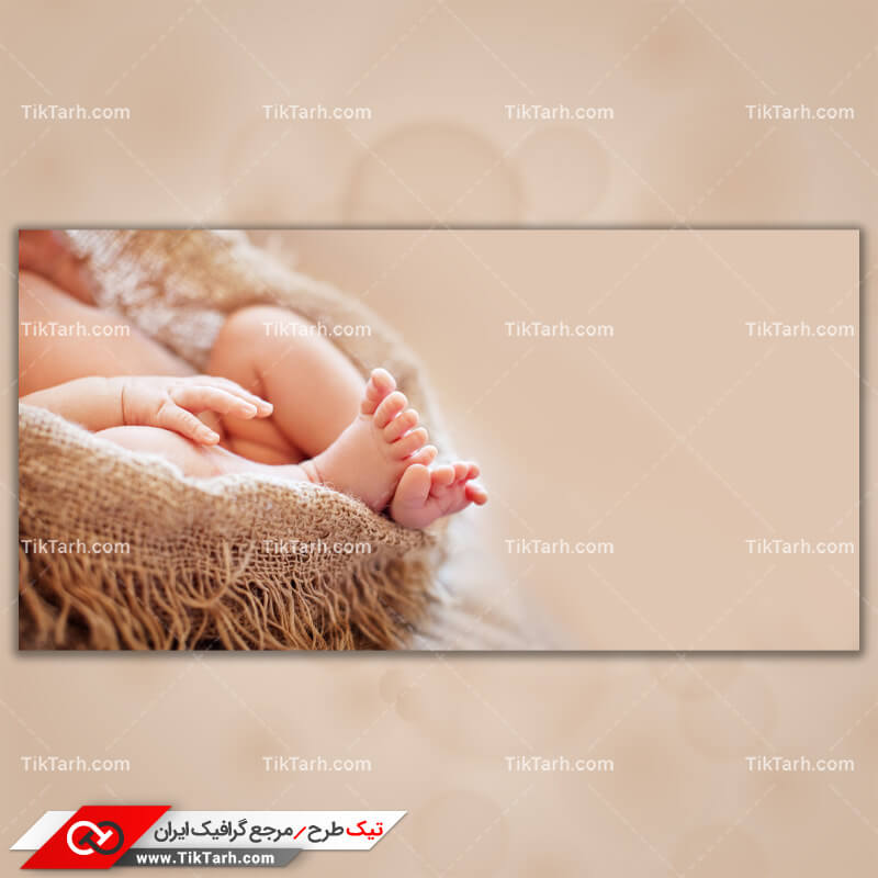 دانلود عکس با کیفیت آتلیه ای نوزاد در پتو