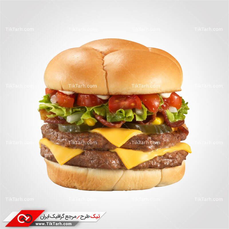 دانلود طرح آماده ساندویچ همبرگر