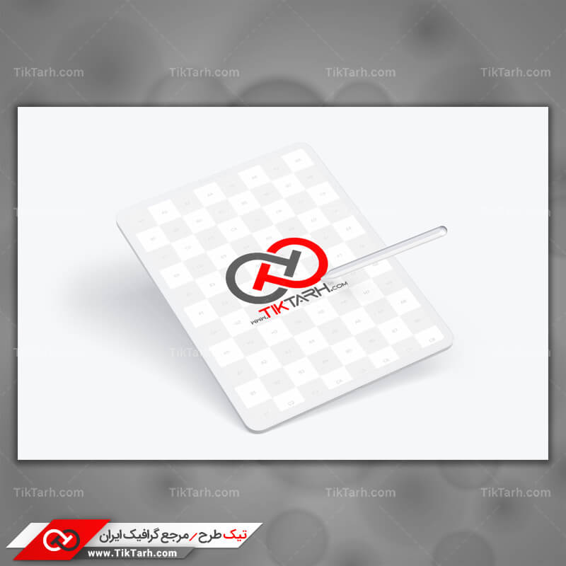 دانلود طرح لایه باز موکاپ قلم نوری و صفحه دیجیتال