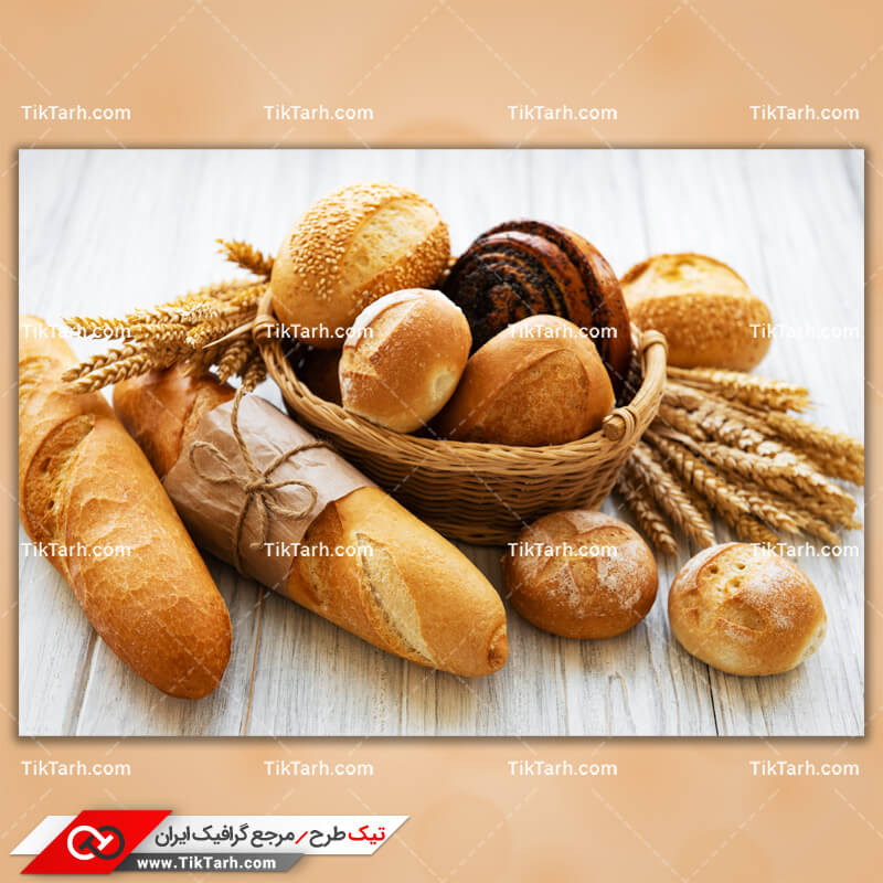 دانلود تصویر با کیفیت نان فرانسوی