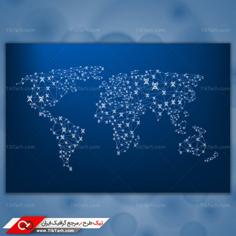 پس زمینه طراحی با طرح دکل های اینترنتی