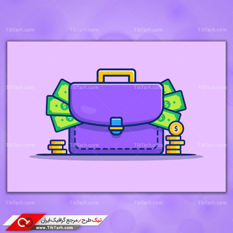 دانلود کلیپ آرت کیف دلارها