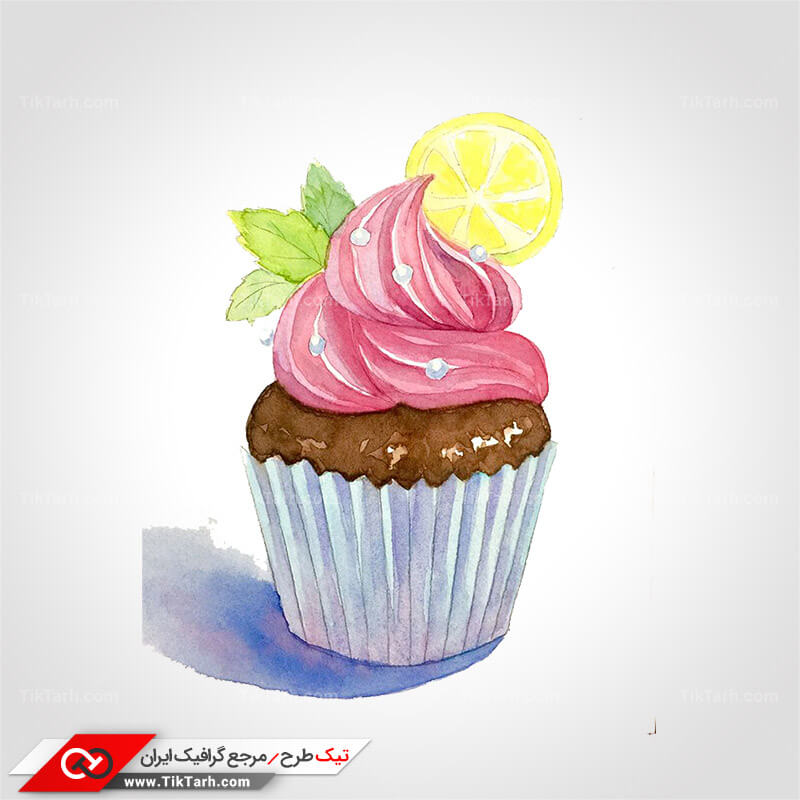 دانلود کلیپ آرت کیک تزئین شده