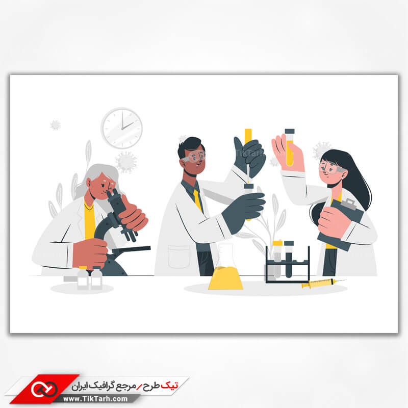 وکتور مفهومی آزمایشگاه