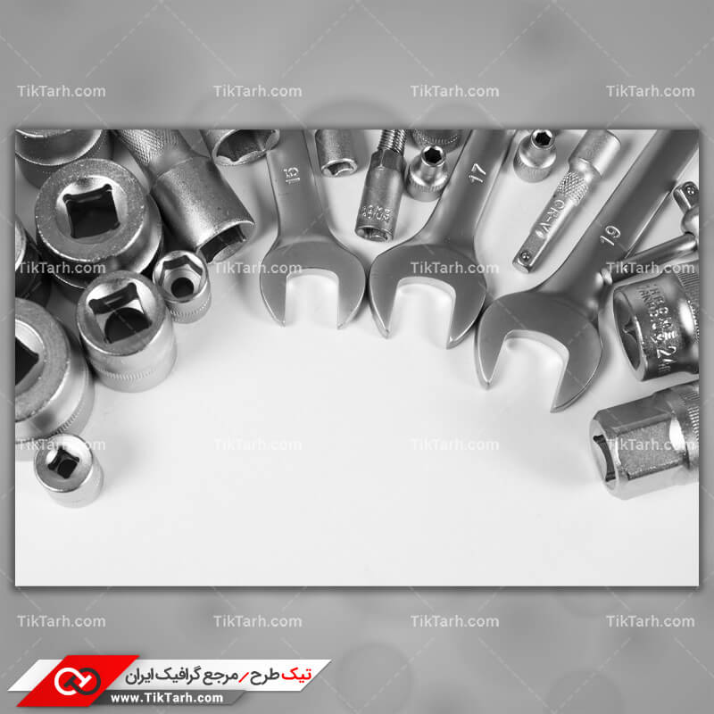 دانلود تصویر باکیفیت بکس ها و آچار تخت