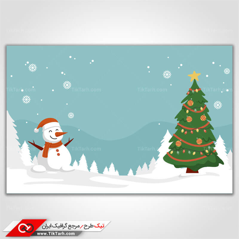 پس زمینه طراحی با طرح کریسمس