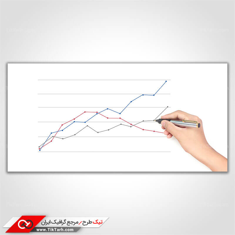 تصویر با کیفیت نمودار های خطی