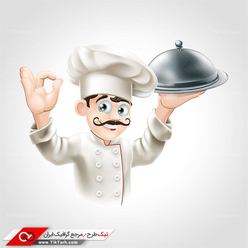 دانلود کلیپ آرت مرد سر آشپز