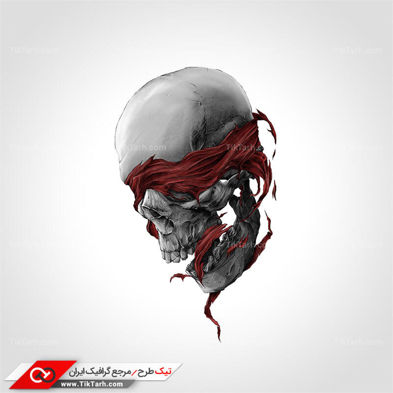 دانلود کلیپ آرت جمجمه سر انسان