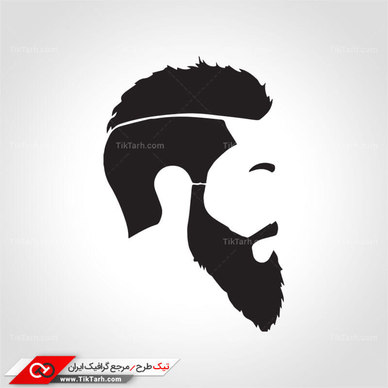 دانلود کلیپ آرت با طرح چهره مرد