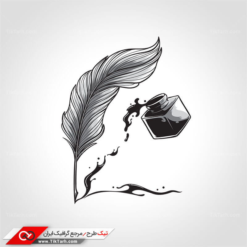 دانلود کلیپ آرت قلم و مرکب