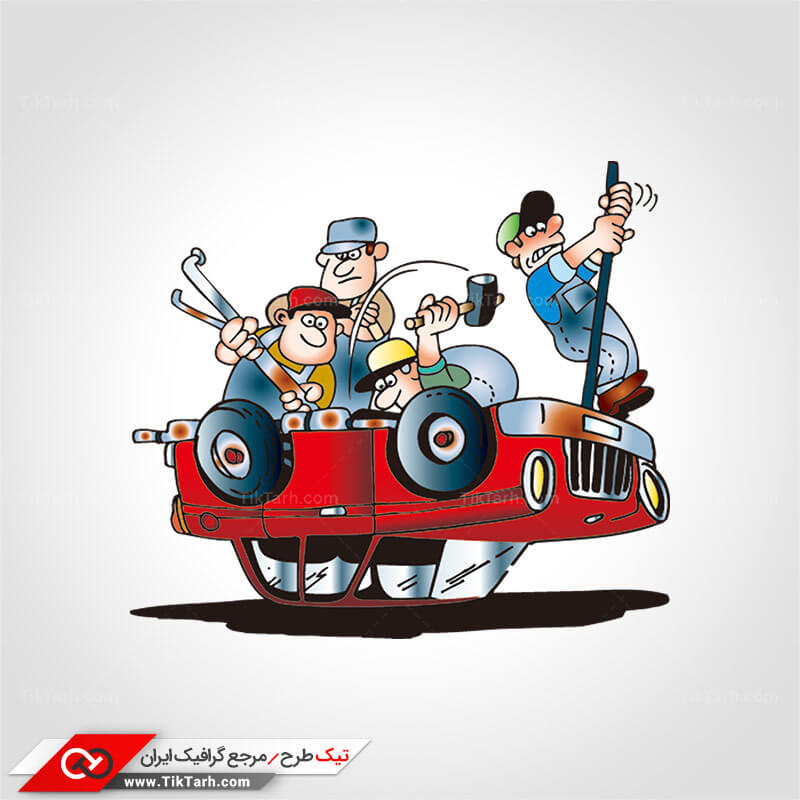 دانلود کلیپ آرت تعمیر کاران خودرو