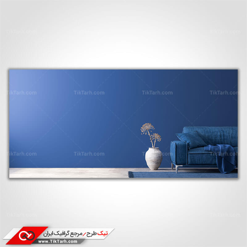 دانلود تصویر گرافیکی دکوراسیون آبی