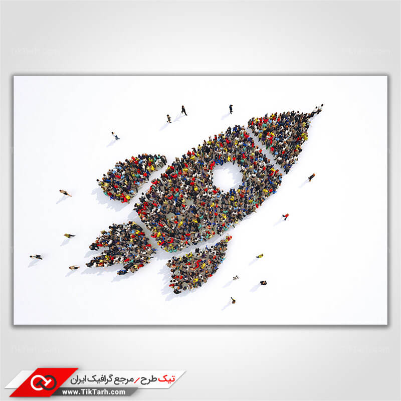 دانلود عکس با کیفیت آدم ها و طرح موشک