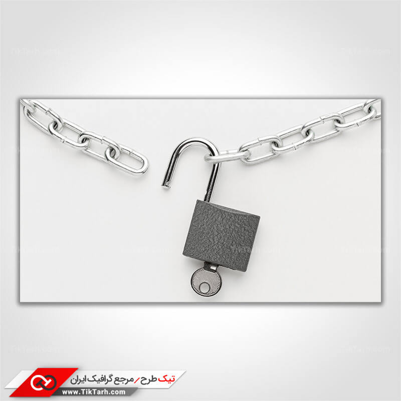 دانلود تصویر با کیفیت قفل و زنجیر