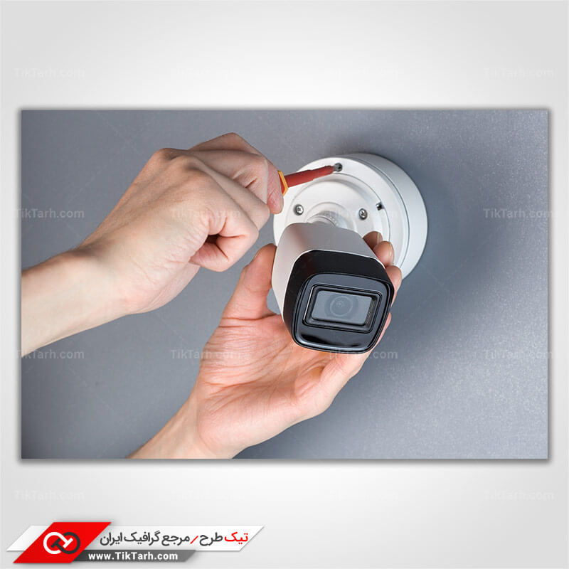 تصویر لارج فرمت نصب دوربین مدار بسته
