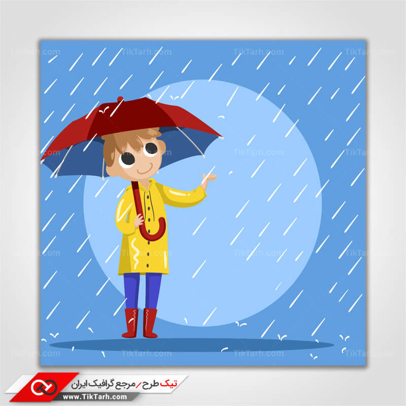 پس زمینه طراحی با طرح بارش باران