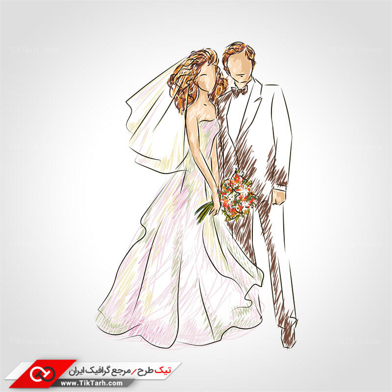 طرح عروس و داماد