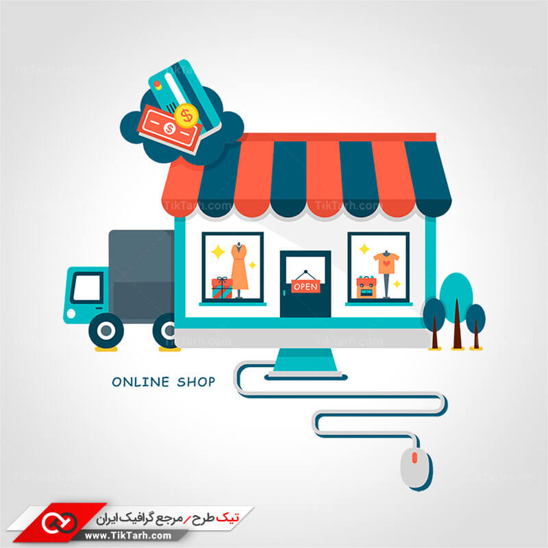 طرح لایه باز فروشگاه اینترنتی