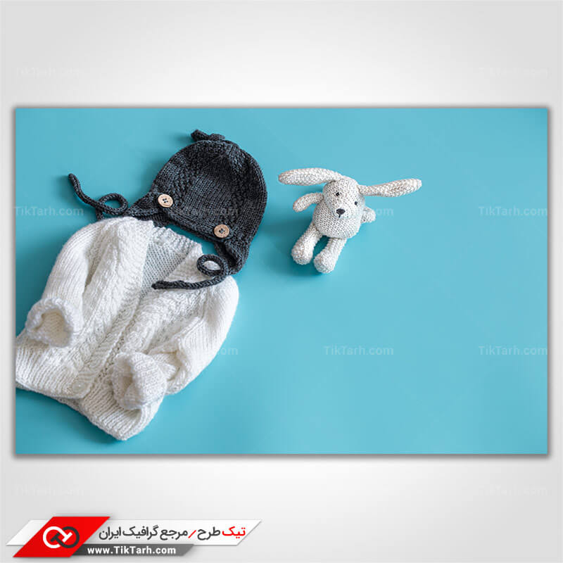 تصویر با کیفیت لباس بافتنی بچه گانه