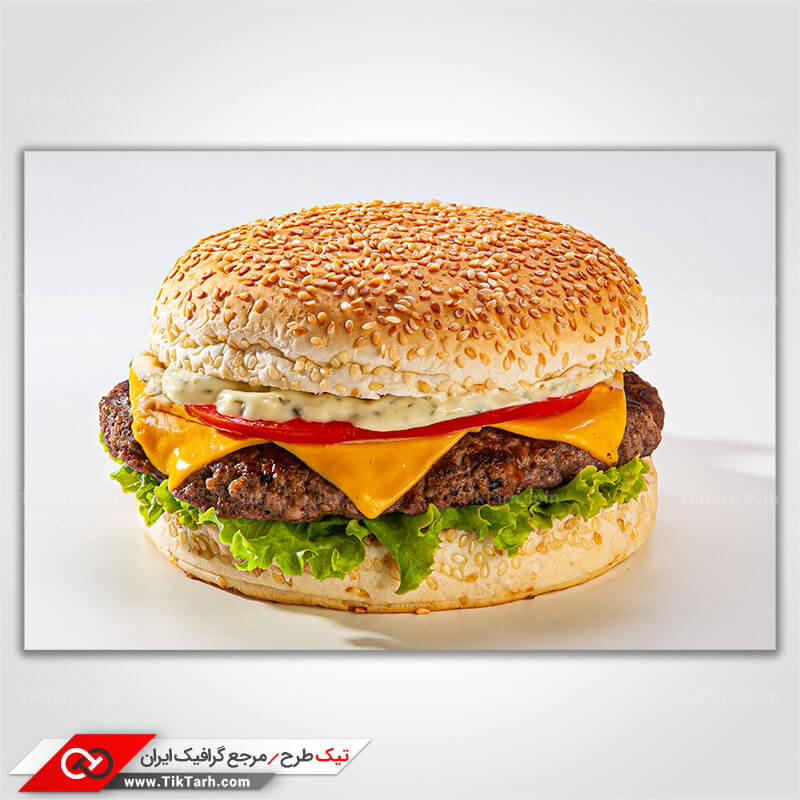 عکس ساندویچ چیزبرگر
