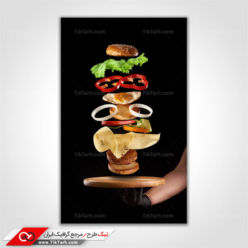 تصویر باکیفیت آشپز ساندویچی