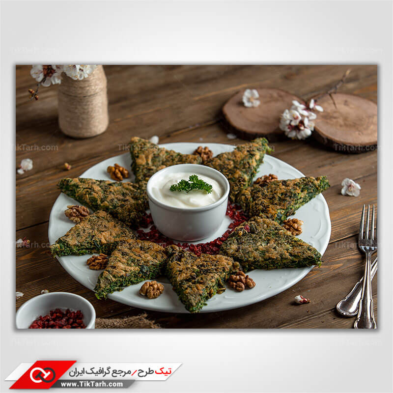 عکس گرافیکی کوکو سبزی
