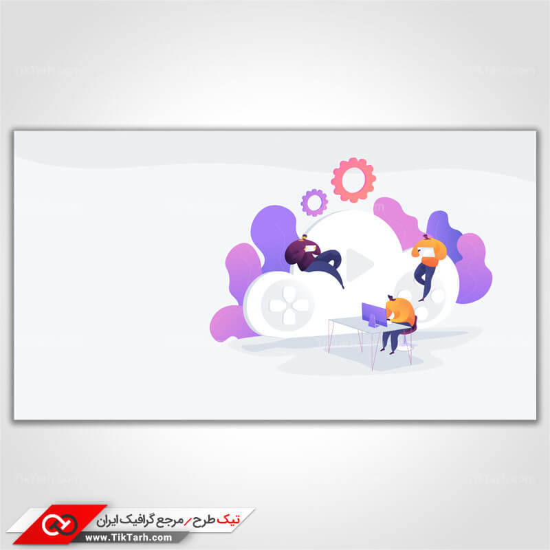 دانلود وکتور مفهومی با طرح تنظیمات اینترنتی