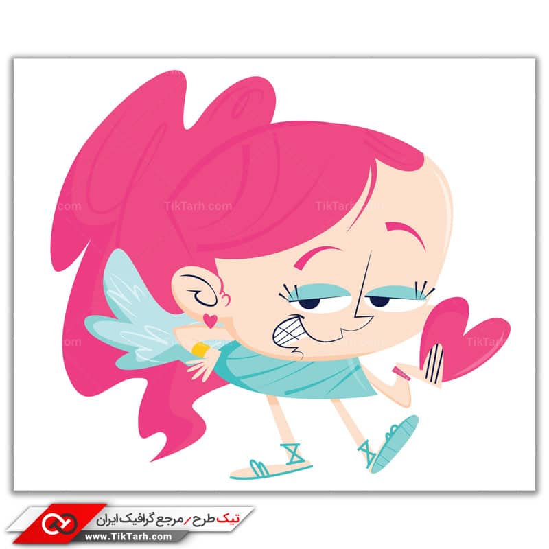 دانلود کلیپ آرت کارتونی فرشته