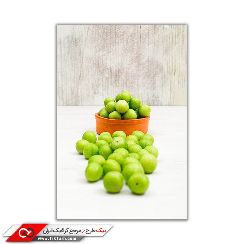 عکس باکیفیت از گوجه سبز