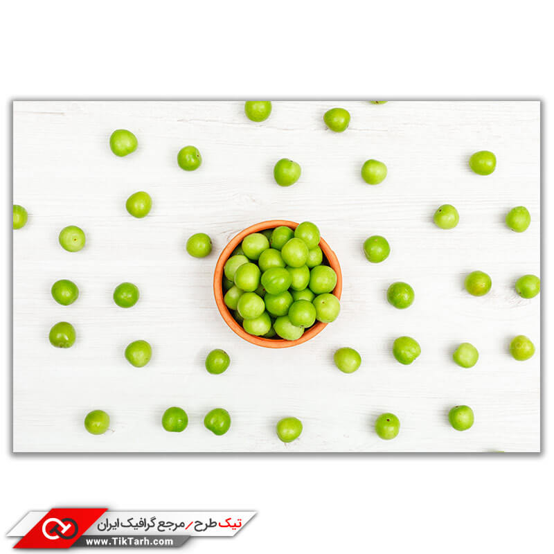 تصویر باکیفیت از میوه گوجه سبز