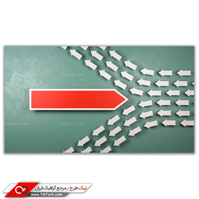عکس باکیفیت فلش های جهت دار