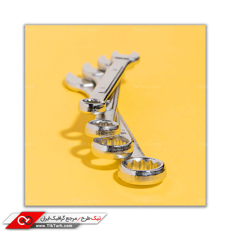 عکس با کیفیت آچار یک سر تخت