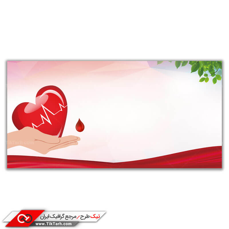 پس زمینه طراحی قلب براق قرمز
