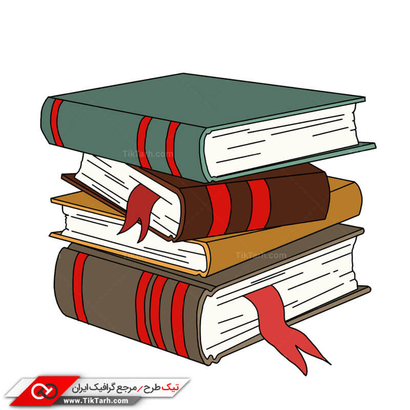 طرح کلیپ آرت کتاب رمان