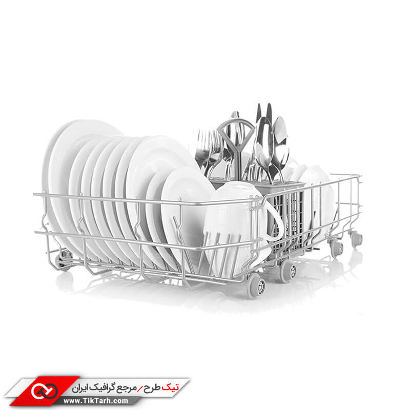 دانلود طرح گرافیکی کشوی ظرف ماشین ظرفشویی