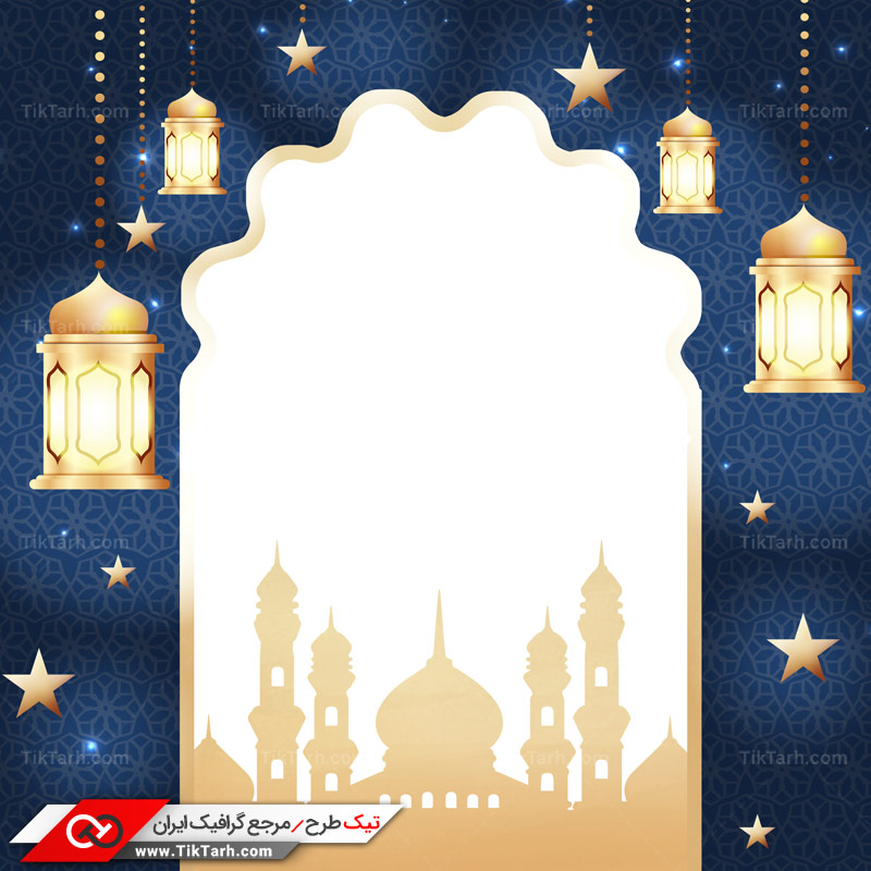 طرح گرافیکی لایه باز فانتزی شب قدر