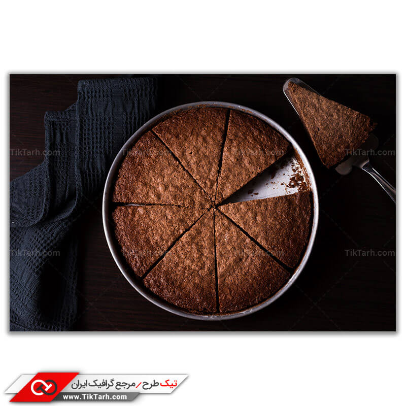 تصویر کیک کاکائویی