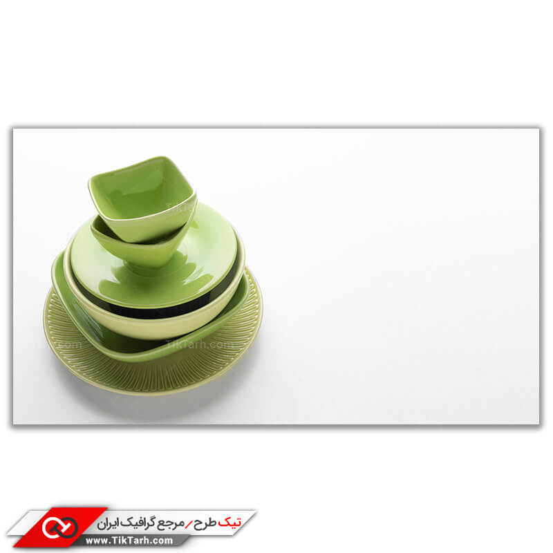 عکس گرافیکی باکیفیت سرویس ظروف سفالی