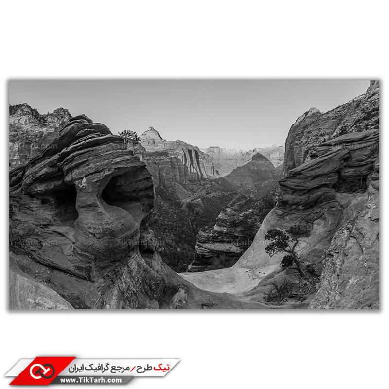 تصویر باکیفیت غار درون کوه