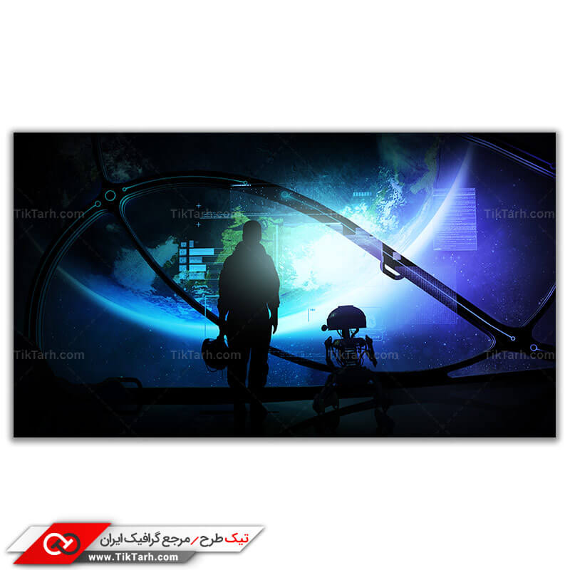 تصویر کره زمین از داخل سفینه فضایی