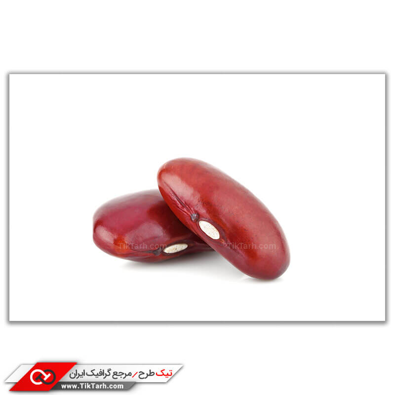 عکس گرافیکی لارج فرمت از دانه لوبیا قرمز