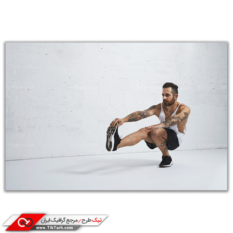 تصویر باکیفیت حرکات کششی پا