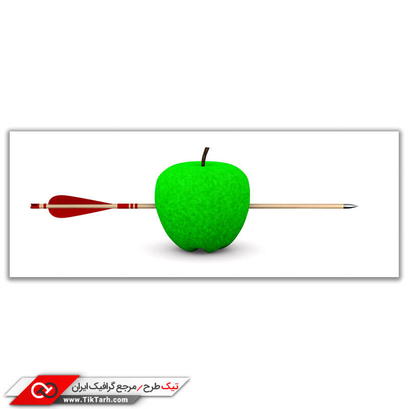 دانلود تصویر باکیفیت دارت وسیب سبز