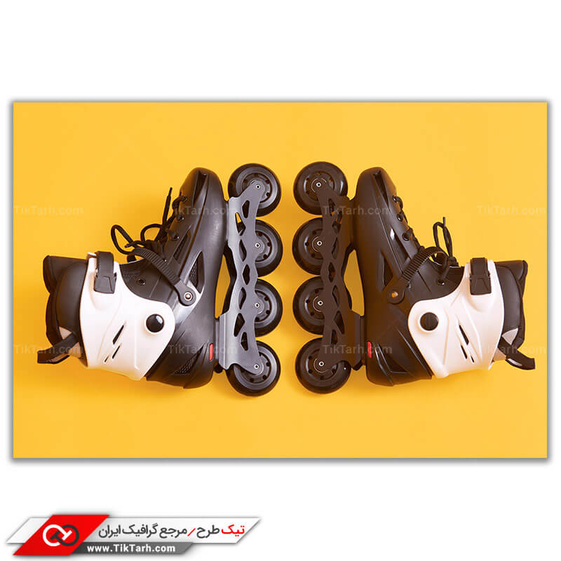 عکس باکیفیت از کفش های سفید اسکیت