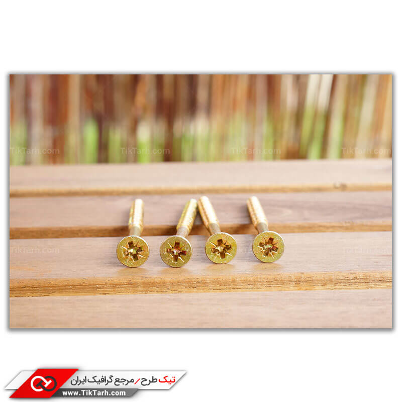 عکس باکیفیت پیچ چوب